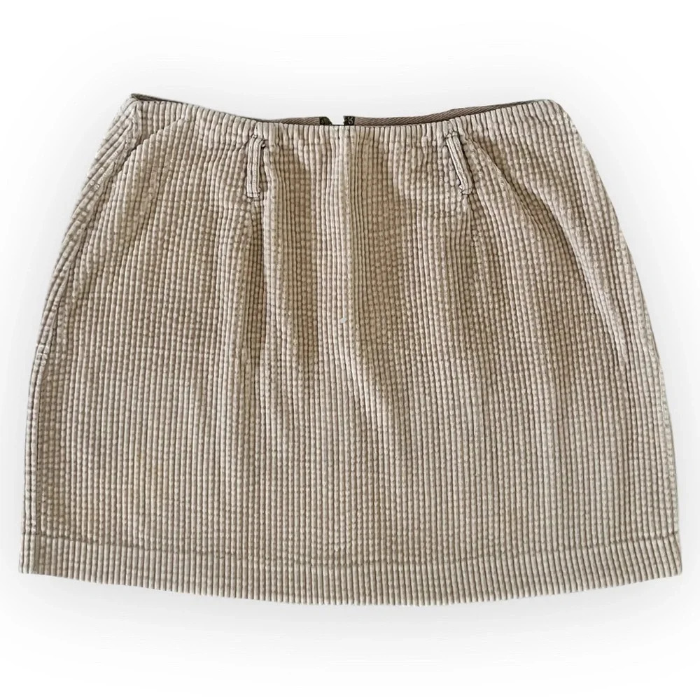 VINTAGE Express Jeans Corduroy Mini Skirt